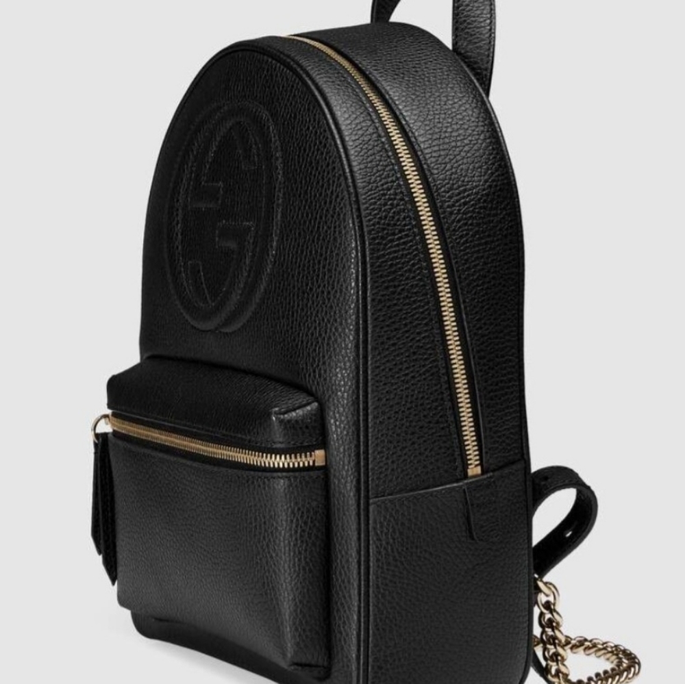 Soho leather chain backpack - Picture 2 of 7